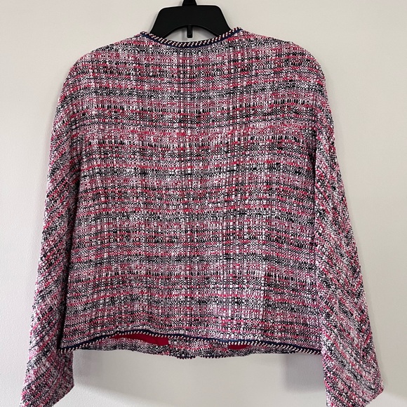 PURIFICACION GARCIA pearl button multicolor boucle tweed jacket blazer M/L 44 EU - Picture 10 of 17